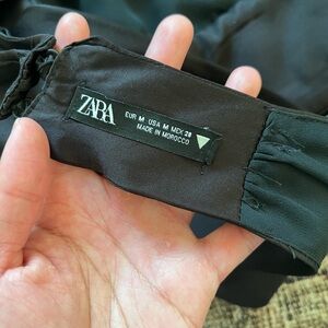 Zara satin halter top